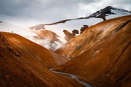 Paysage irréel à Kerlingarfjöll en Islande