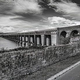 Eisenbahnbrücke, Tay, Dundee Schottland von Arjan Warmerdam