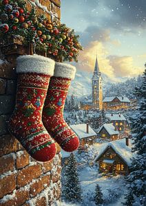 Weihnachten Socken
