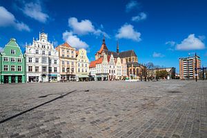 Blick über den Neuen Markt in der Hansestadt Rostock