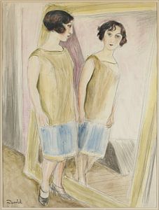 Nils Dardel - Lucienne vor dem Spiegel