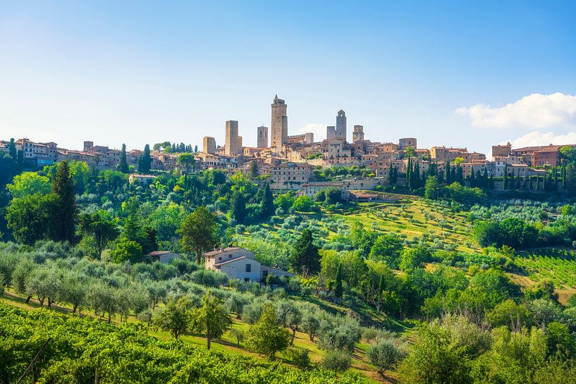 The Towers of San Gimignano, Tuscany by Stefano Orazzini