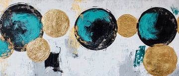 Moderne abstracte kunst met cirkels