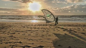 Zandvoort par la mer