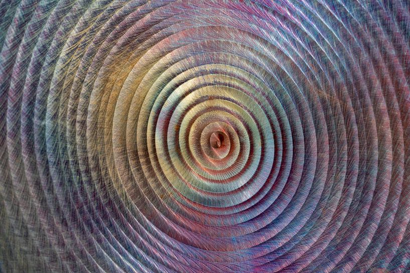 Close-up van een Aziatische gong van Achim Prill