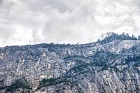 Muur van graniet in Yosemite National Park