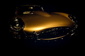 golden Jaguar E Type by Dieter Walther