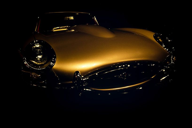 goldener Jaguar E Type von Dieter Walther