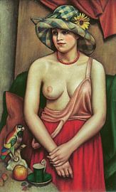 Mark Gertler, The straw hat - 1924 by Atelier Liesjes