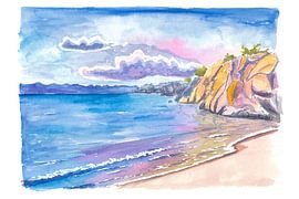 Traumhafter Strand Santa Maria Archipel von La Maddalena Sardinien Mittelmeerstrand