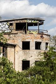 Alter Flugkontrolltower - Lost Place Alter Flugplatz Rangsdorf von Frank Herrmann