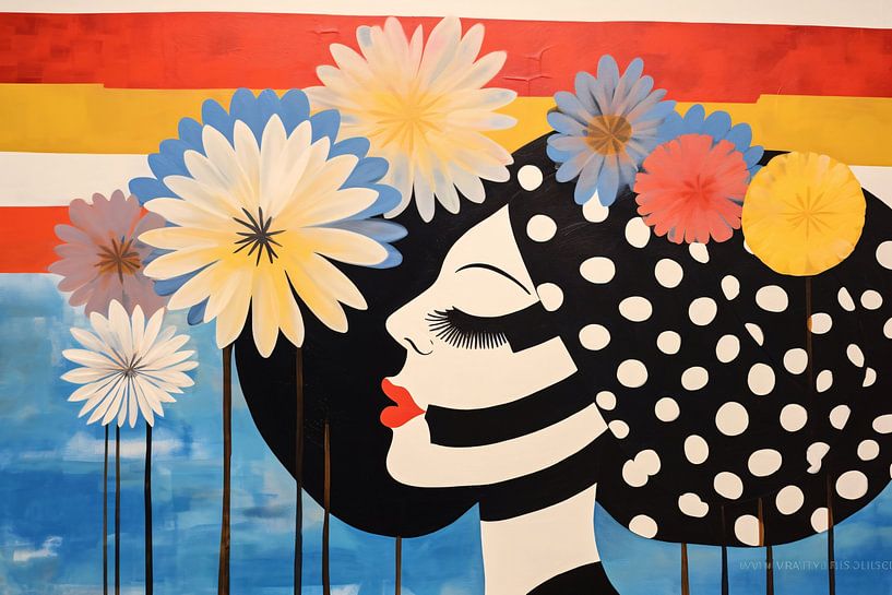 Farbiger Kuss von Art & Soul Creations