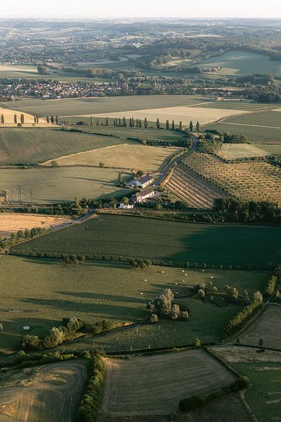 Uitzicht over het Heuvelland, Zuid-Limburg van Studio Rood