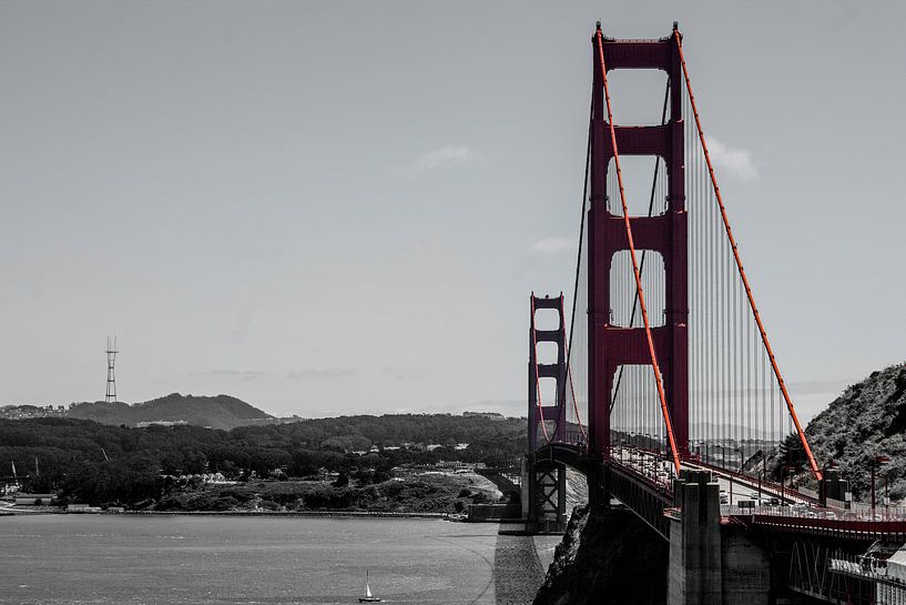 Golden Gate Bridge - San Francisco von Johnny van der Leelie