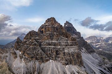 Tre Cime of Drei Zinnen bergen in de Dolomieten Italië