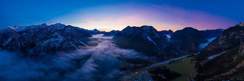 Lever du soleil à Plansee sur Denis Feiner