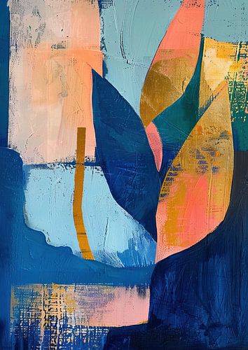 Bloemen abstract art