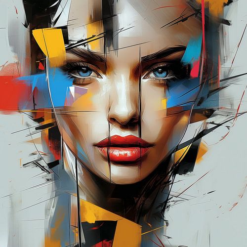 Fragmentiertes Porträt