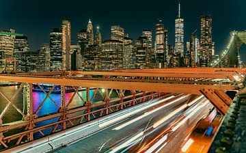 New York City Skyline from the Brooklyn Bridge by Patrick Groß