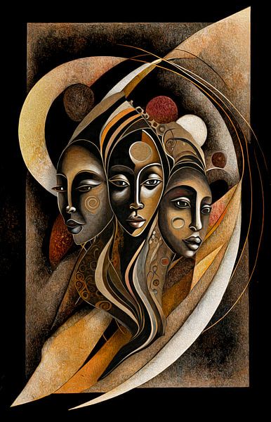 African Abstract 6 by Joost Bolten