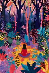 Meditation im Mystischen Wald