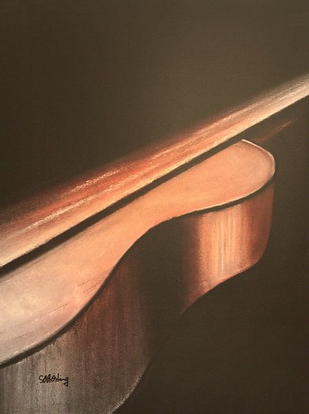 Guitar abstract by Edeltraut K. Schlichting