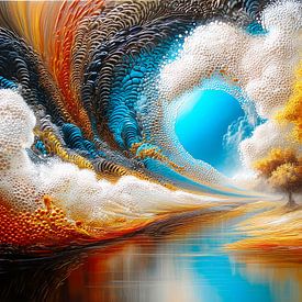 Dreamland Celestial Spiral by Preet Lambon