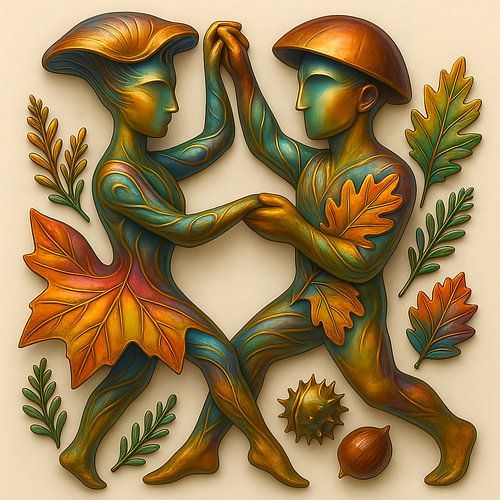 Autumn Dance of Nature by Basahen