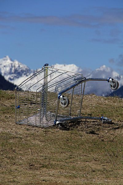Chariots d'achat dans les Alpes par Time_Pictures