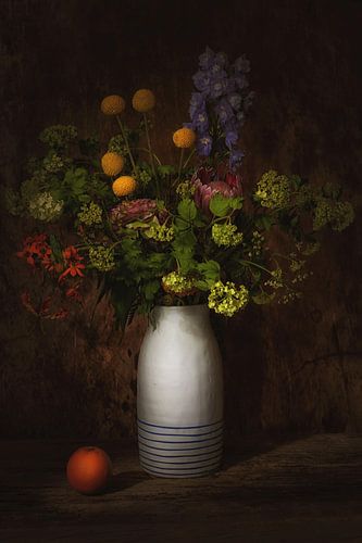 Still life with  flowers.