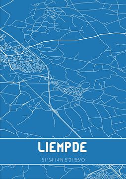 Blueprint | Map | Liempde (North Brabant) by Rezona