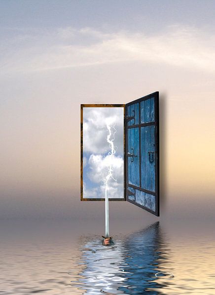 Behind door number one by Dray van Beeck