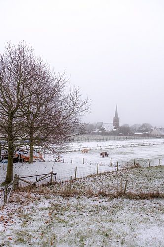 Kerk in de sneeuw