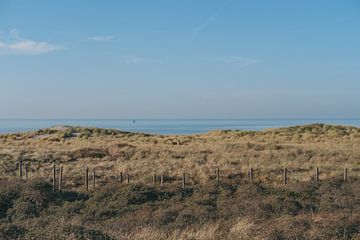 Die ene persoon in de duinen van Westduinpark Den Haag