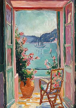 Henri Matisse inspireert Open Venster Zien van Niklas Maximilian