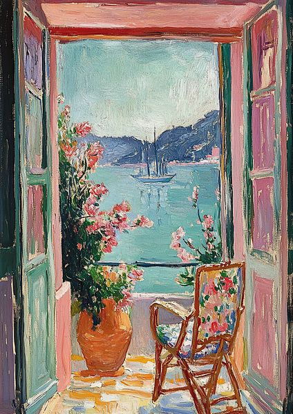 Henri Matisse inspires Open Window See by Niklas Maximilian