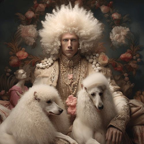 Vorst met zijn trouwe viervoeters