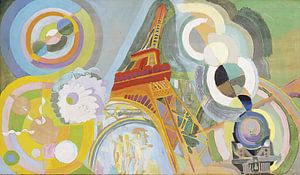 Luft, Eisen und Wasser (Studie) von Robert Delaunay