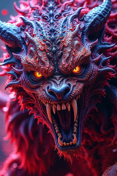 NEON WEREWOLF: The beast from the cyberpunk world by INFERAURUM