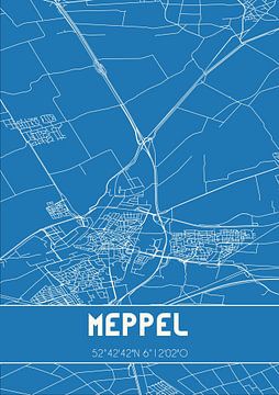 Blueprint | Carte | Meppel (Drenthe) sur Rezona