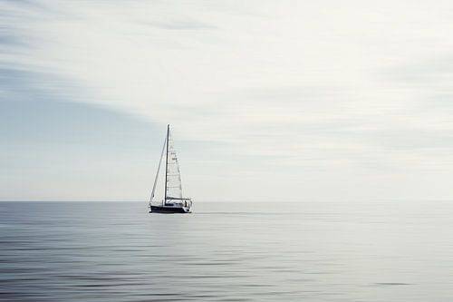 Sailing ship on the sea