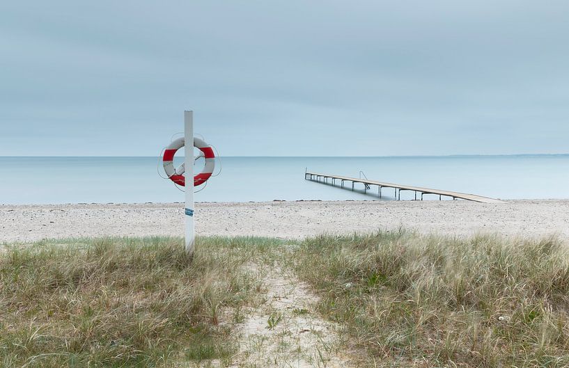 Jetée dans la mer (Middelfart - Danemark) par Marcel Kerdijk