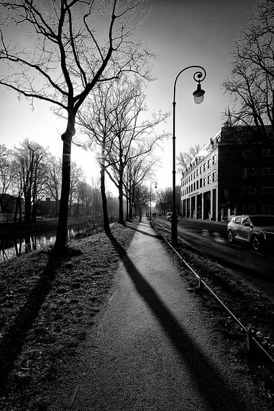 Tegenlicht op de Utrechtse Catharijnesingel van André Blom Fotografie Utrecht