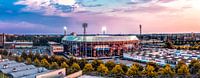 De Kuip with the lights on
