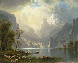 Albert Bierstadt. American Landscape