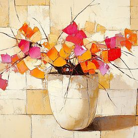 Flower vase | Abstract Flowers by Zen and More