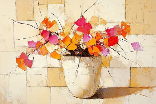 Flower vase | Abstract Flowers