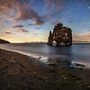 Hvitserkur sunset van Wojciech Kruczynski