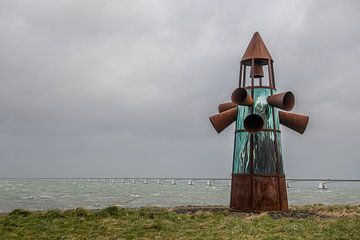 Het monument voor de verdronken dorpen van Jim De Sitter