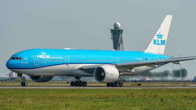 Appareil de transport de passagers KLM Boeing 777-200. par Jaap van den Berg